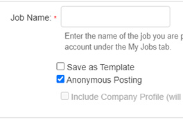 Anonymous Posting